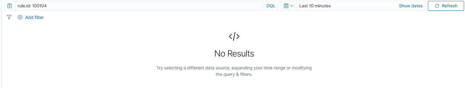 Rule 100104 — No Results after benign Kerberos test