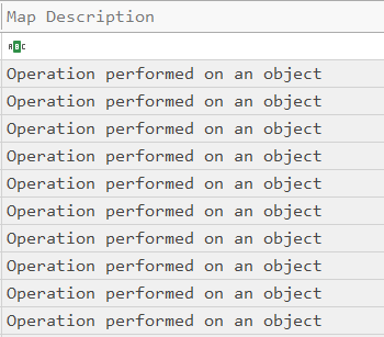 4662 payload — Operation performed on an object, repeated